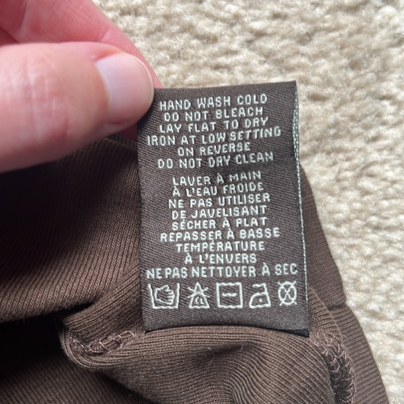 Beaded Brown Lady Hathaway V Neck Tank Top - Picture 6 of 7